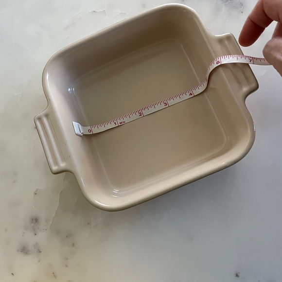 Le Creuset Mustard Yellow Square 14-29 Stoneware Baking Casserole Dish 6" x 6" - Picture 6 of 9